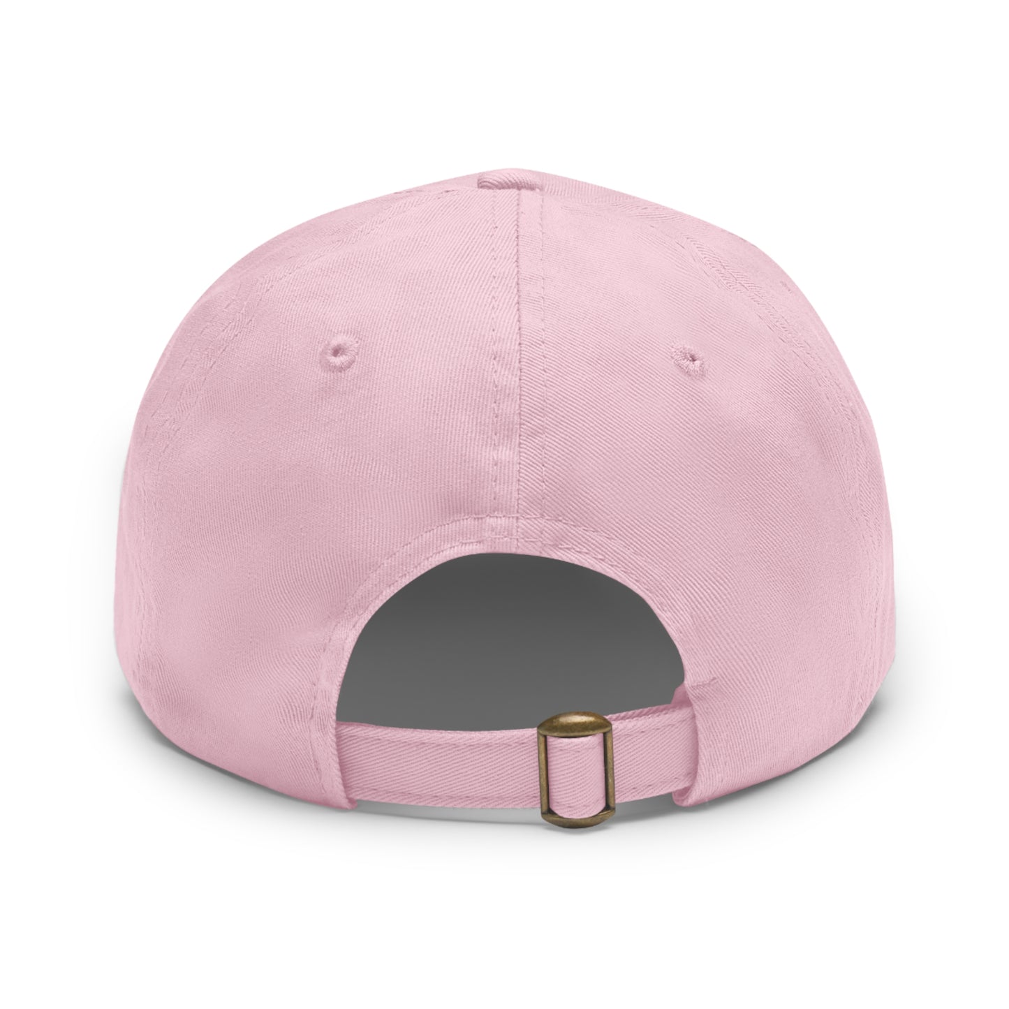 Baseball Cap with Leather Patch (Rectangle)